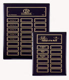 Black Perpetual Award Plaque with Piano Finish