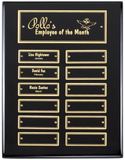 Black Perpetual Award Plaque with Piano Finish