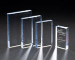 Clear Acrylic Block Award Plaque