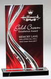 Swirl Wave Acrylic Award Plaque