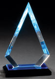 Acrylic Blue Arrow Style Award