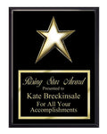 Black Matte Finish Award Plaque 702MK