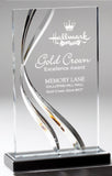 Swirl Wave Acrylic Award Plaque