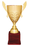 Large Gold Metal Cup Trophy Award